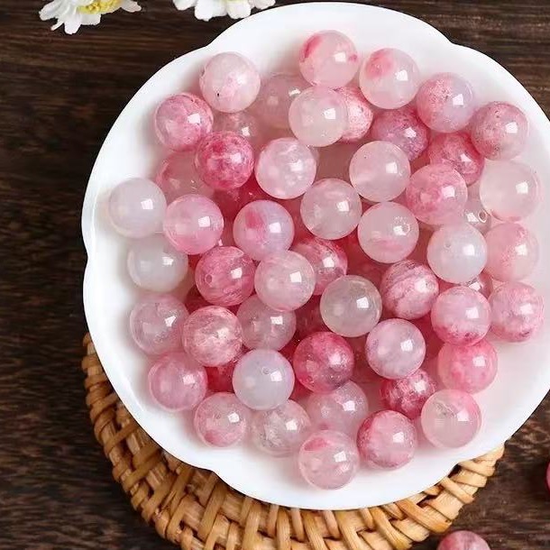 Custom Pink Gemstone Bracelet Starter by Velastrand