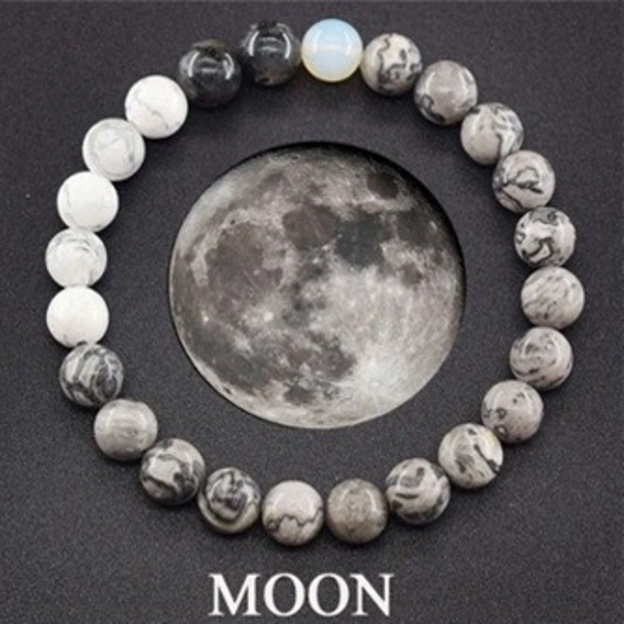 Lunar Halo Planet Bracelet by Velastrand