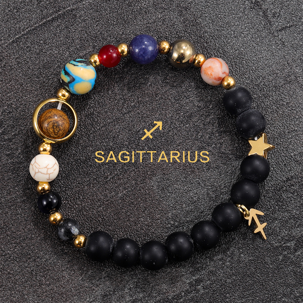 Sagittarius Zodiac Gemstone Bracelet product page