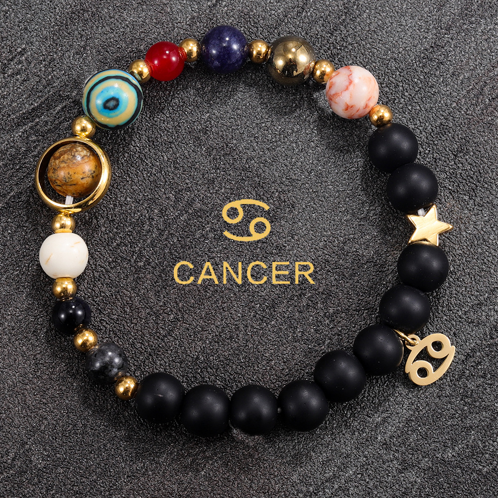 Cancer Zodiac Gemstone Bracelet product page