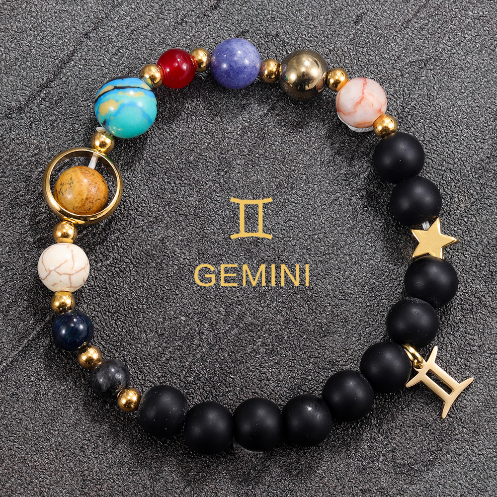 Gemini Zodiac Gemstone Bracelet product page