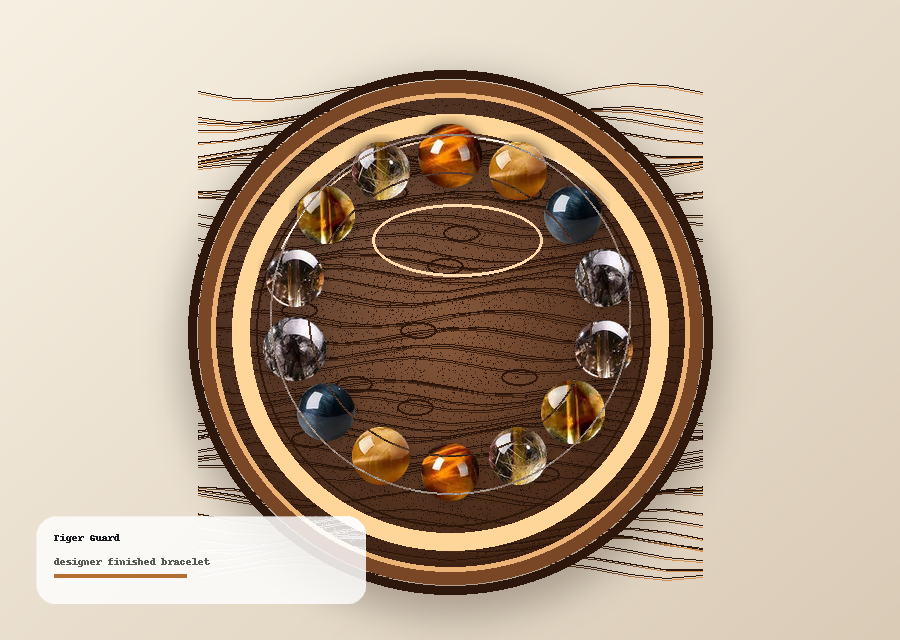 Custom Tiger Eye Bracelet Starter by Velastrand